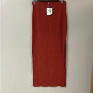 Jack by BB Dakota Rust  Maxi Pencil Skirt for Work